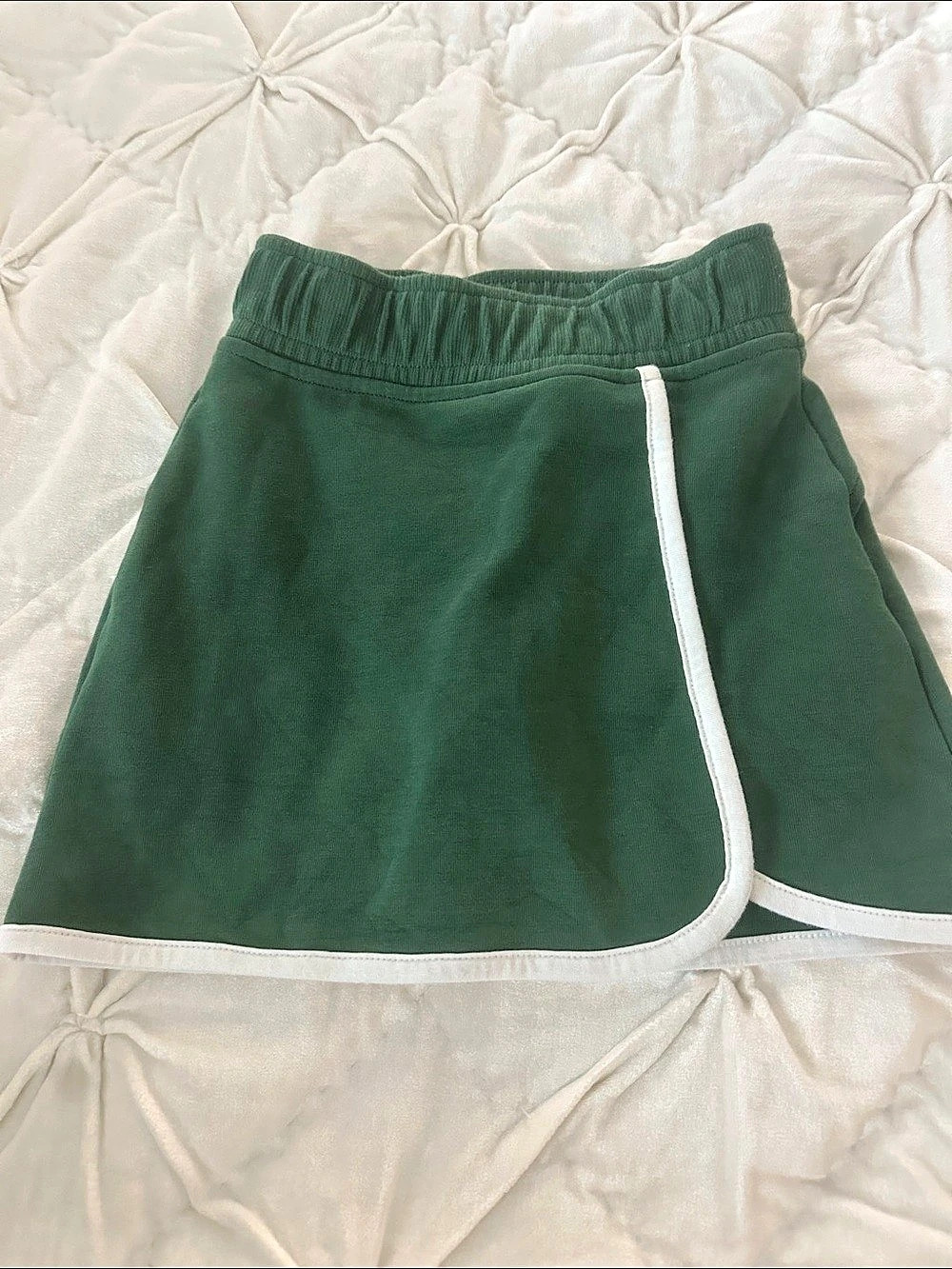 Old Navy High-Waisted Dynamic Fleece Skort Green Girls XS (5)